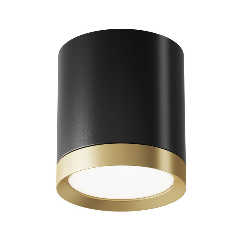 Spot aplicat Maytoni Technical Hoop Negru/Auriu, 1XGX53