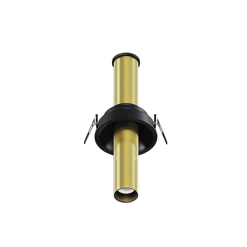 Lampa de Tavan Incastrata, Reglabila Maytoni Technical Focus T, Negru | Alama, LED 7W, 460lm 3000K