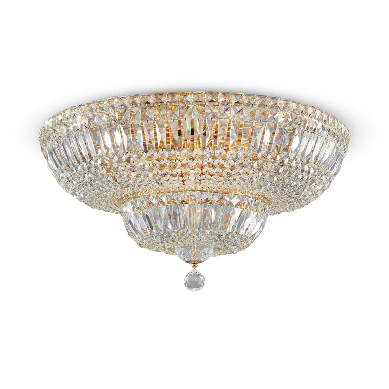Plafoniera Living Maytoni Classic Basfor Auriu antic, 16XE14