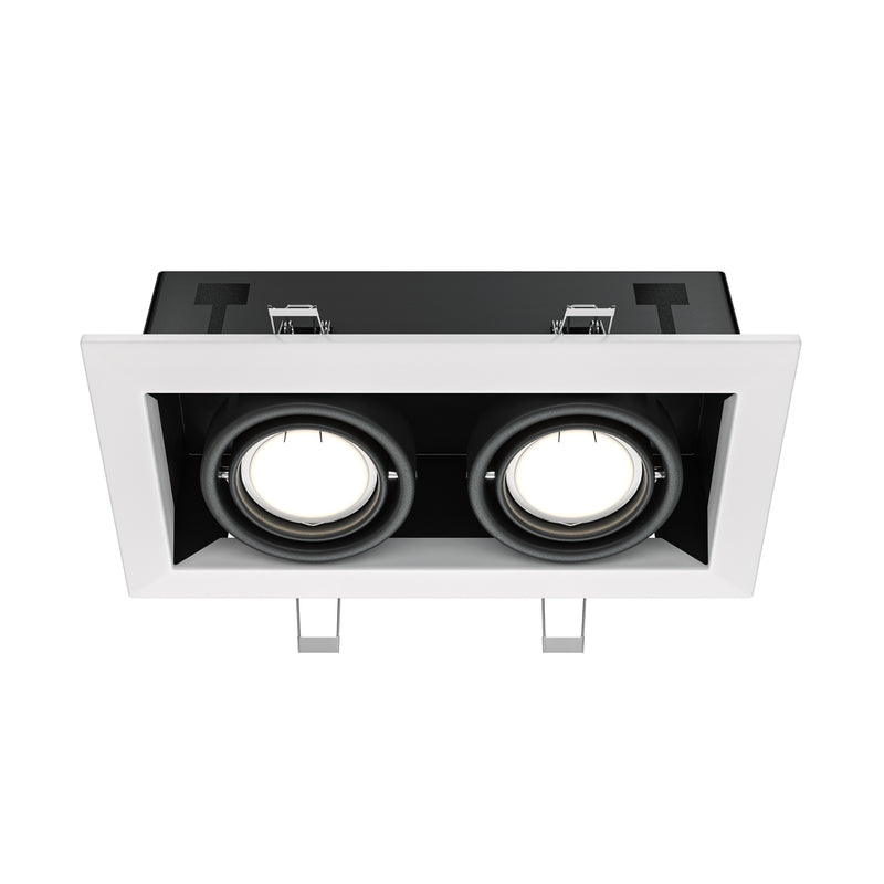 Spot incastrat Maytoni Technical Metal Modern Alb, 2XGU10