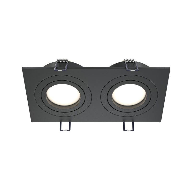 Spot incastrat Maytoni Technical Atom Negru, 2XGU10