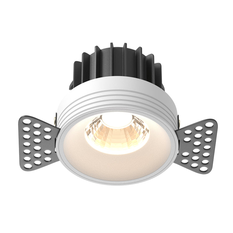 Spot LED Incastrat Maytoni Technical Round, Alb, LED 12W, 920lm 3000K