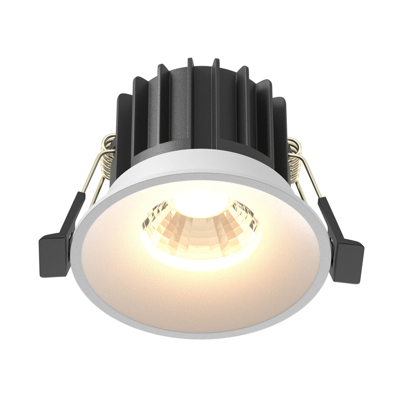 Spot LED Incastrat Maytoni Technical Round, Alb, LED 12W, 920lm 3000K