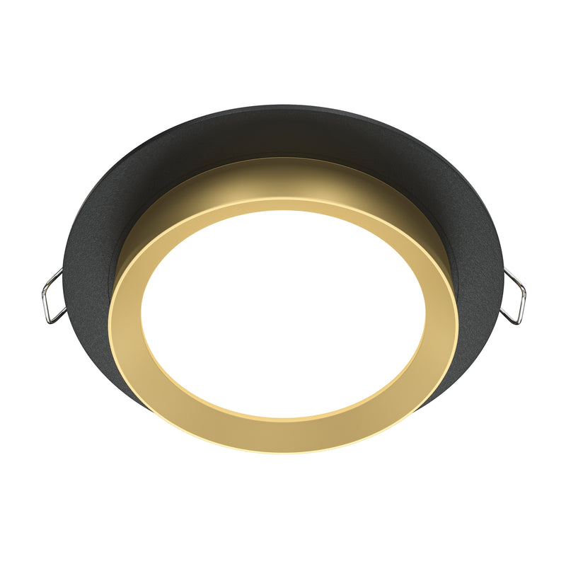 Spot incastrat Maytoni Technical Hoop Negru/Auriu, 1XGX53