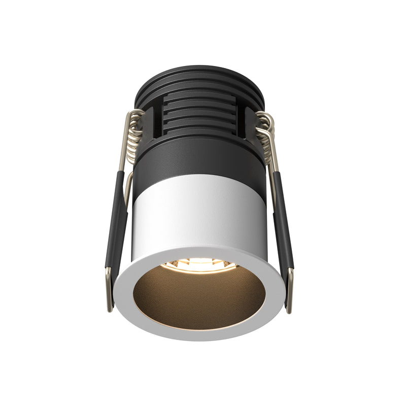 Spot LED Incastrat Maytoni Technical Minor, Alb | Negru, LED 5W, 230lm 3000K