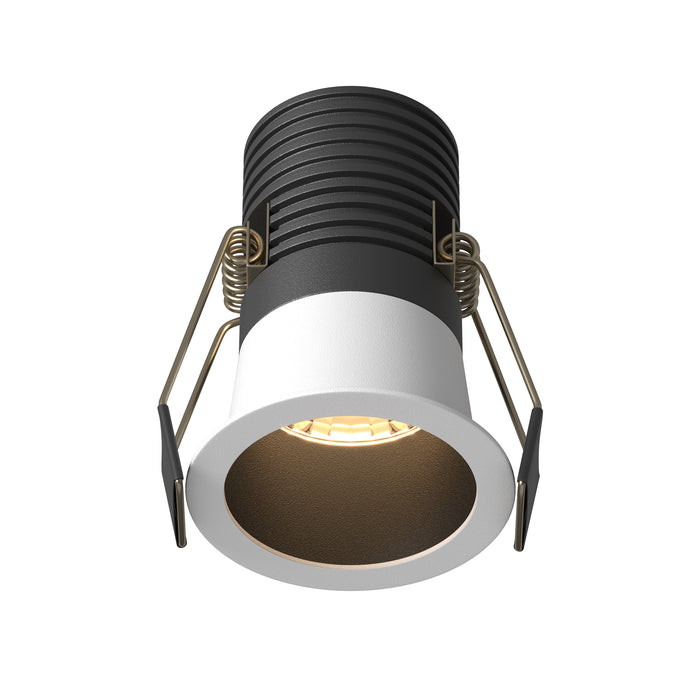Spot LED Incastrat Maytoni Technical Minor, Alb | Negru, LED 9W, 700lm 3000K  DL089-9W3K-BW