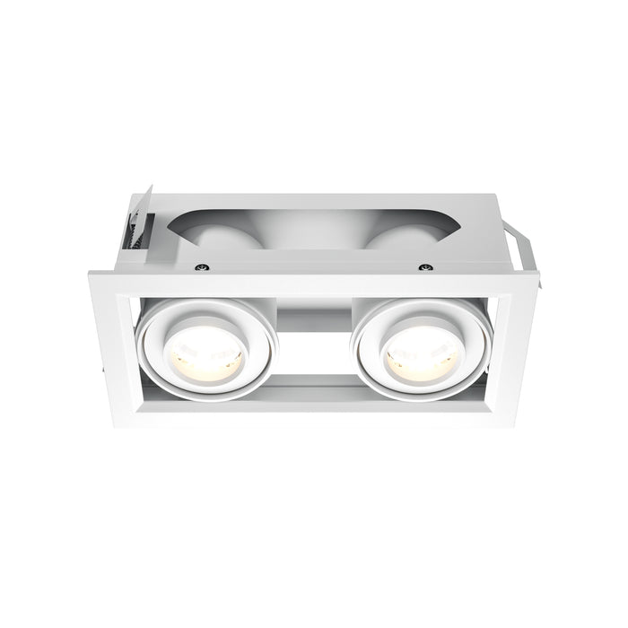 Spot LED Incastrat Maytoni Technical Metal Modern, Alb, LED 20W, 1450lm 3000K  DL093-02-10W3K-W