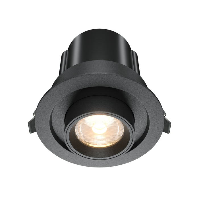 Spot LED Incastrat Maytoni Technical Hidden, Negru, LED 10W, 760lm 3000K  DL095-01-10W3K-B