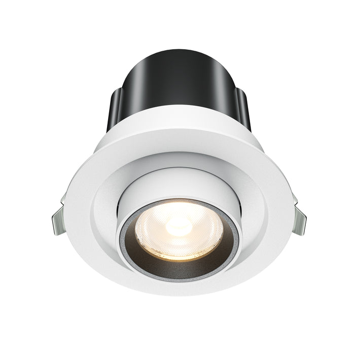Spot LED Incastrat Maytoni Technical Hidden, Alb, LED 10W, 780lm 3000K  DL095-01-10W3K-W