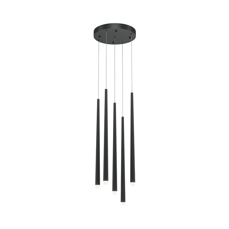 Lustra LED Maytoni Cascade, Negru, LED 31W, 2400lm