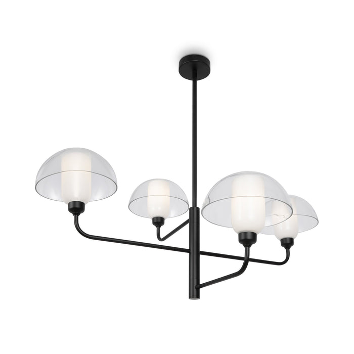 Lustra Maytoni Modern Memory, Negru, E14 40W,   MOD177PL-04B