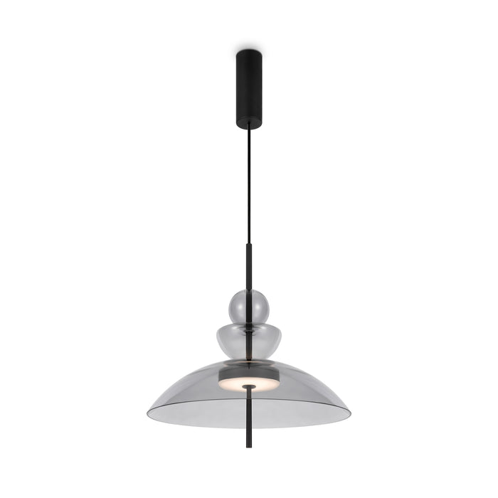 Lustra LED Maytoni Modern Bangkok, Negru, LED 12W, 1200lm 3000K MOD185PL-L11B3K3