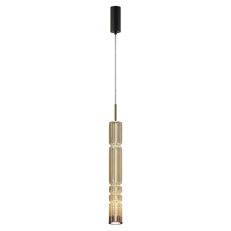 Lustra LED Maytoni Modern Ordo, Negru, LED 8W, 920lm 3000K