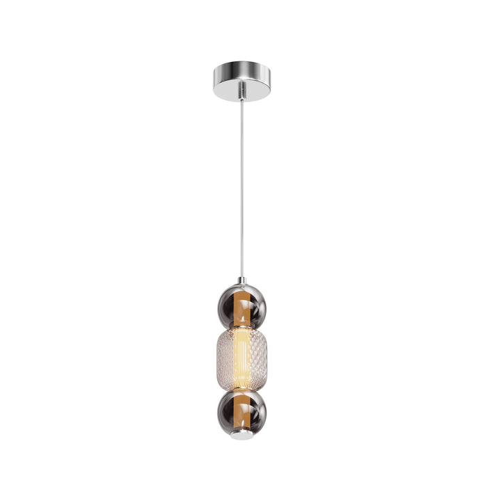 Lustra LED Maytoni Modern Drop, Crom, LED 16W, 2000lm 3000K MOD273PL-L16CH3K