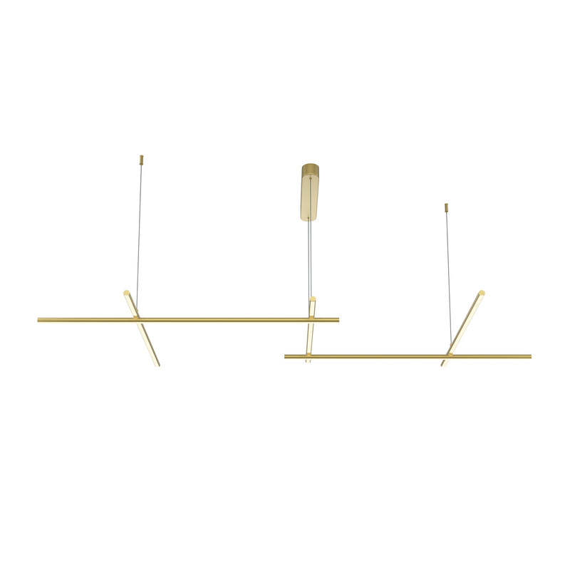 Lustra LED Maytoni Modern Radiance, Auriu, LED 80W, 1900lm 3000K