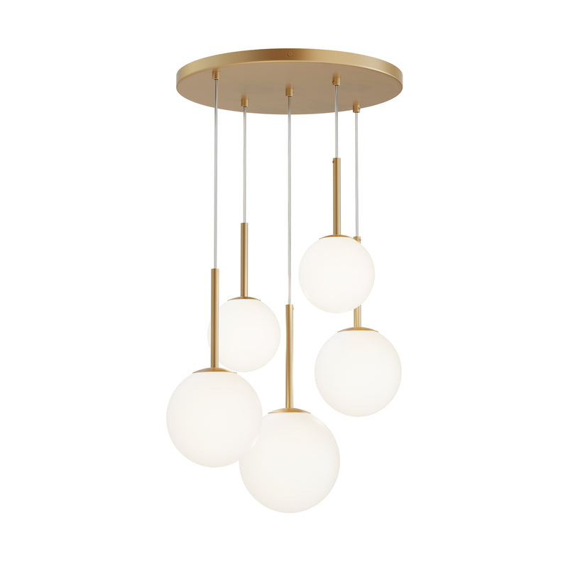 Lustra Living Maytoni Basic form Auriu, 5XE14