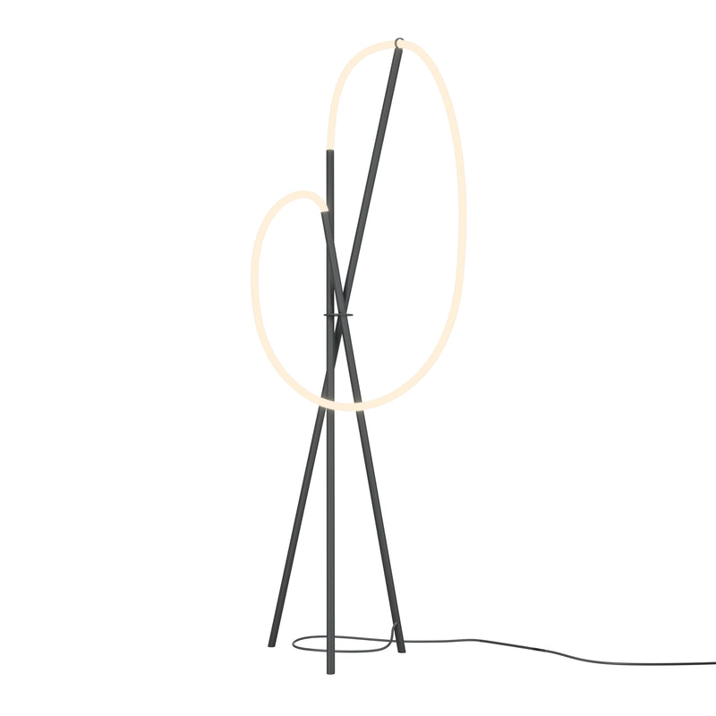 Lampadar Modern Negru