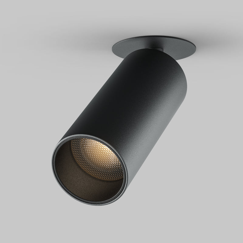 Lampa de tavan LED Maytoni Technical FOCUS LED, Negru, LED 12W, 950lm 3000K