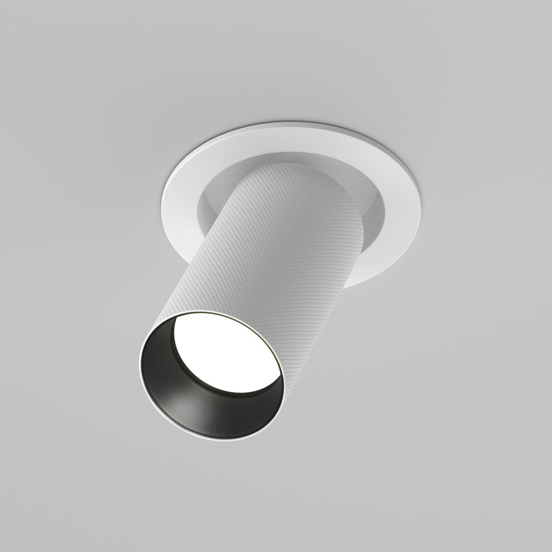 Lampa de Tavan Incastrata, Reglabila Maytoni Technical Artisan, Alb, GU10 10W