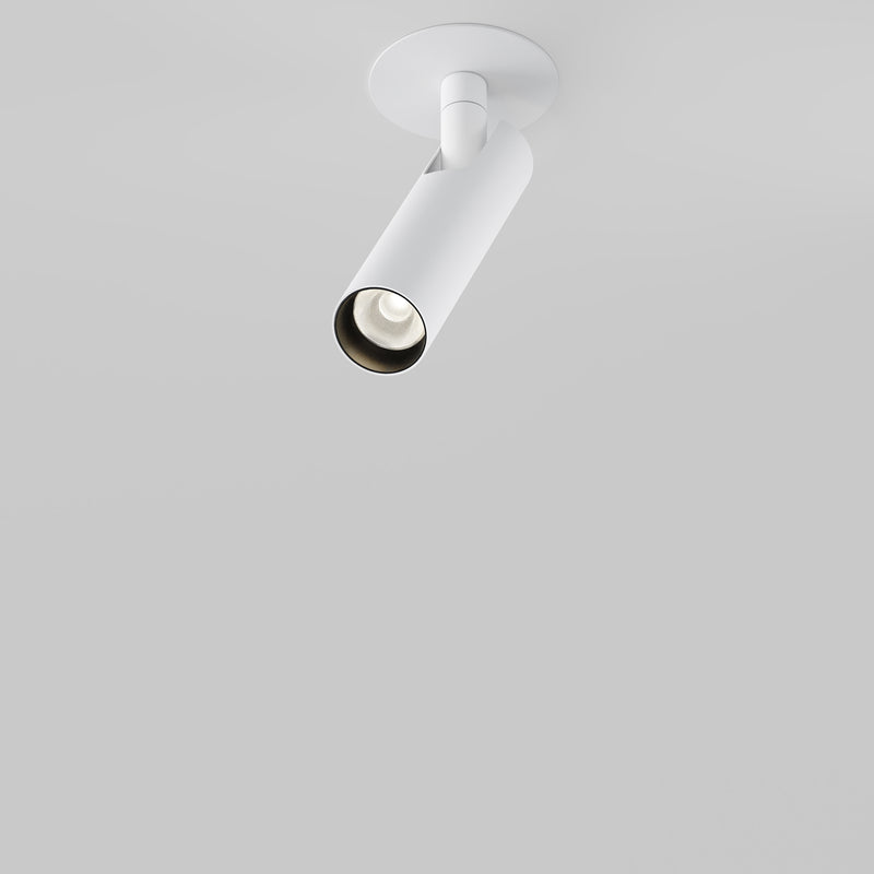 Lampa de Tavan Incastrata, Reglabila Maytoni Technical Focus T, Alb, LED 6W, 290lm 3000K