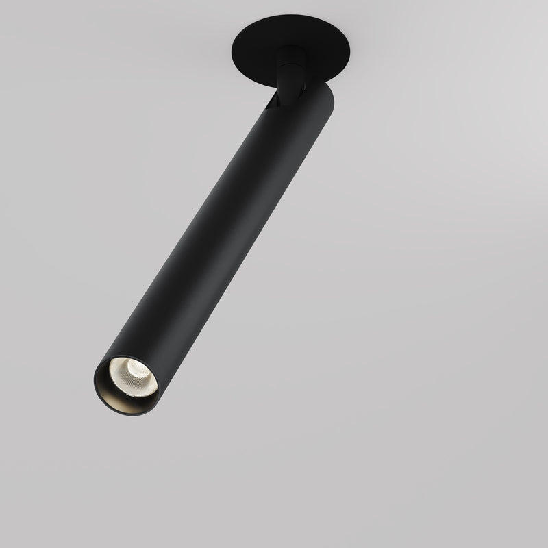 Lampa de Tavan Incastrata, Reglabila Maytoni Technical Focus T, Negru, LED 6W, 270lm 3000K