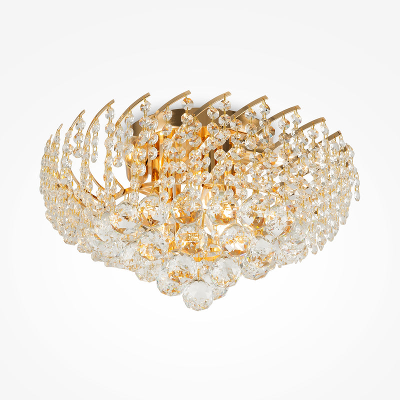 Plafoniera Living Maytoni Classic Karolina Auriu, 6XE14