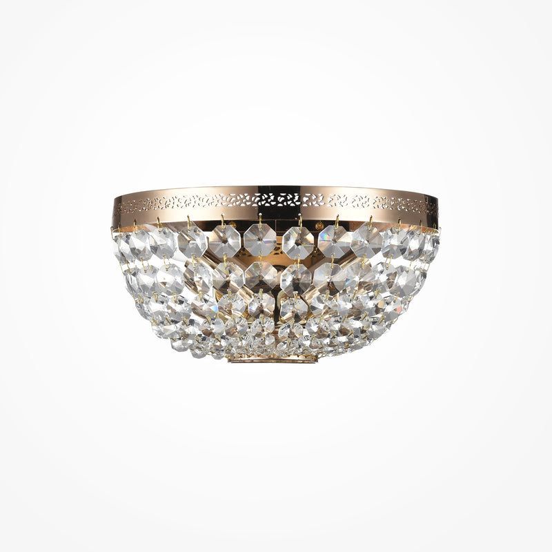 Aplica Cristal Maytoni Classic Ottilia Auriu, 2XE14