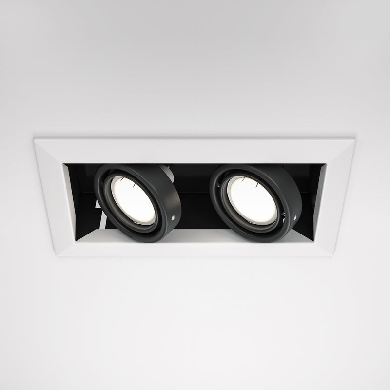 Spot incastrat Maytoni Technical Metal Modern Alb, 2XGU10