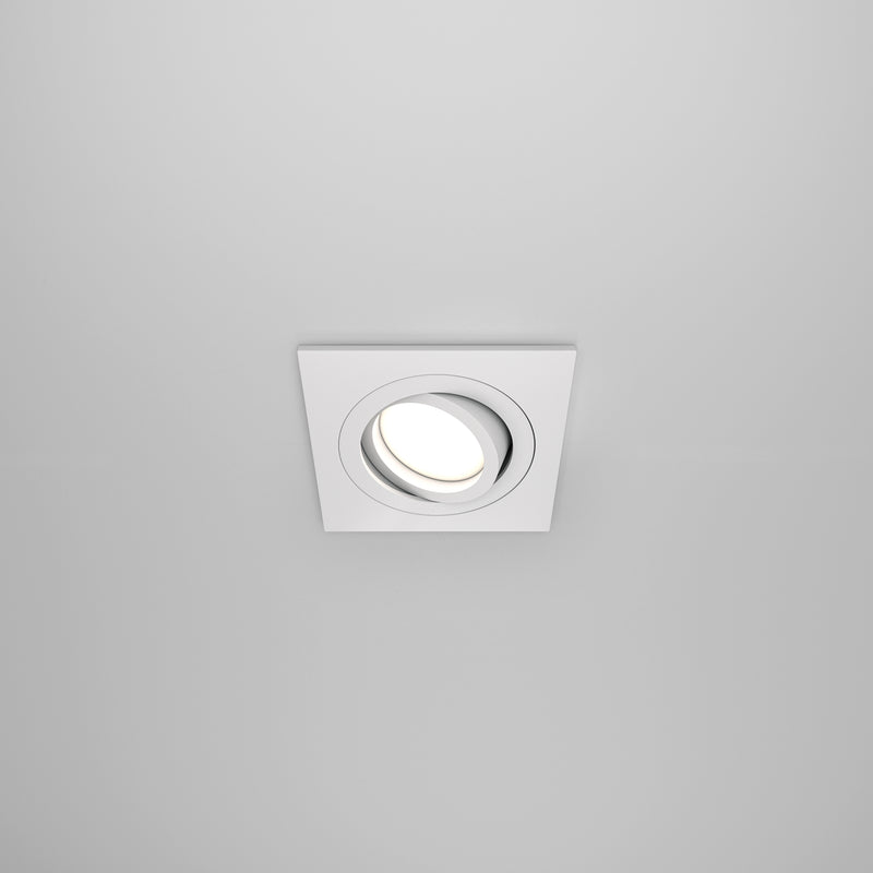 Spot incastrat Maytoni Technical Atom Alb, 1XGU10