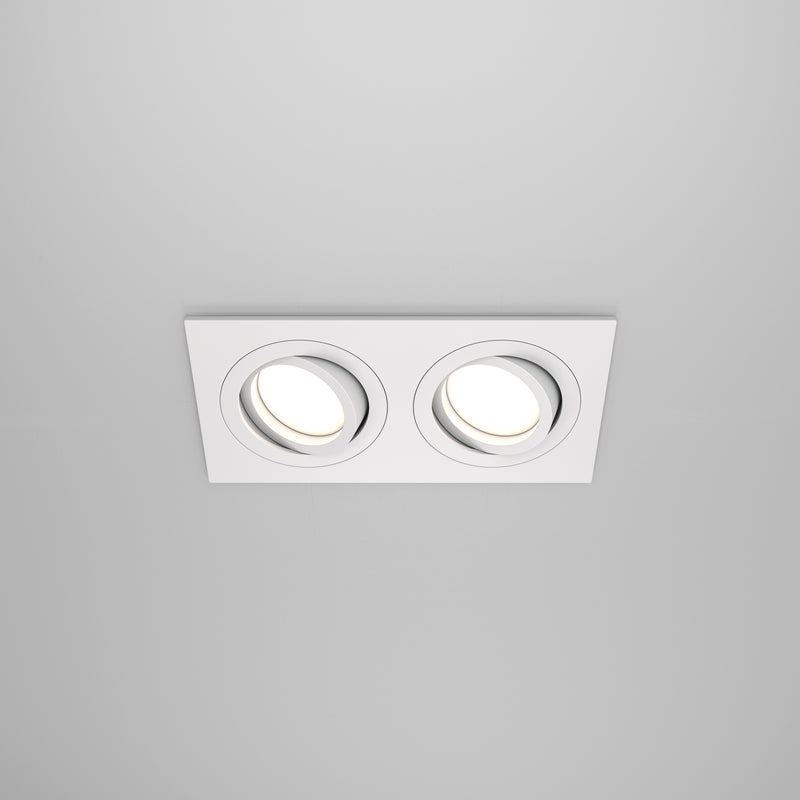 Spot incastrat Maytoni Technical Atom Alb, 2XGU10