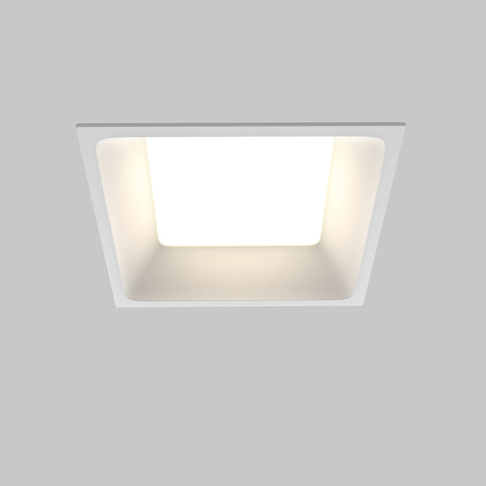 Spot LED incastrat baie / bucatarie Maytoni Technical Okno, Alb, LED 12W, 820lm   DL056-12W3-4-6K-W