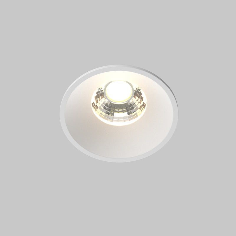 Spot LED Incastrat Maytoni Technical Round, Alb, LED 7W, 450lm 3000K