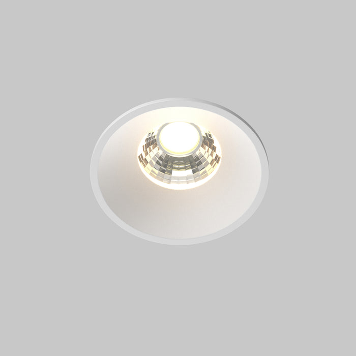 Spot LED Incastrat Maytoni Technical Round, Alb, LED 7W, 450lm 3000K  DL058-7W3K-W