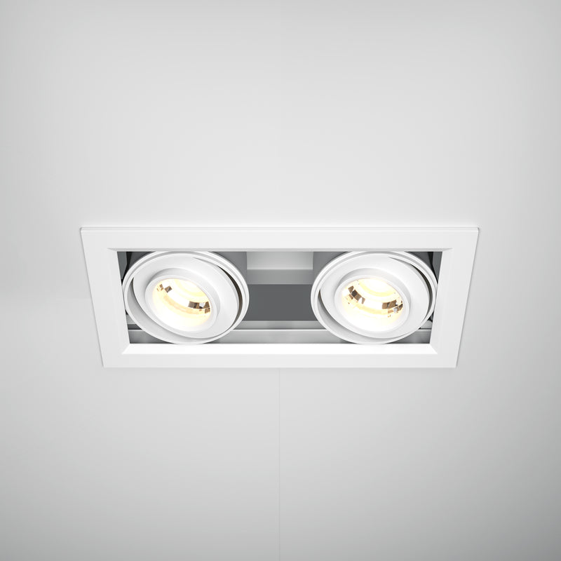Spot LED Incastrat Maytoni Technical Metal Modern, Alb, LED 20W, 1450lm 3000K