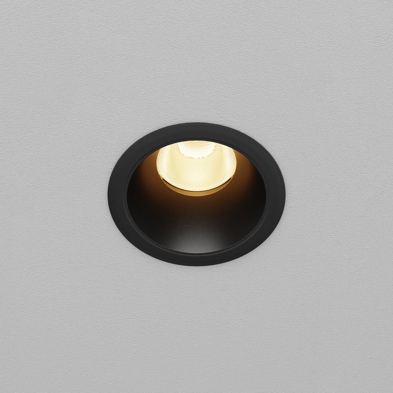 Spot incastrat Downlight Negru