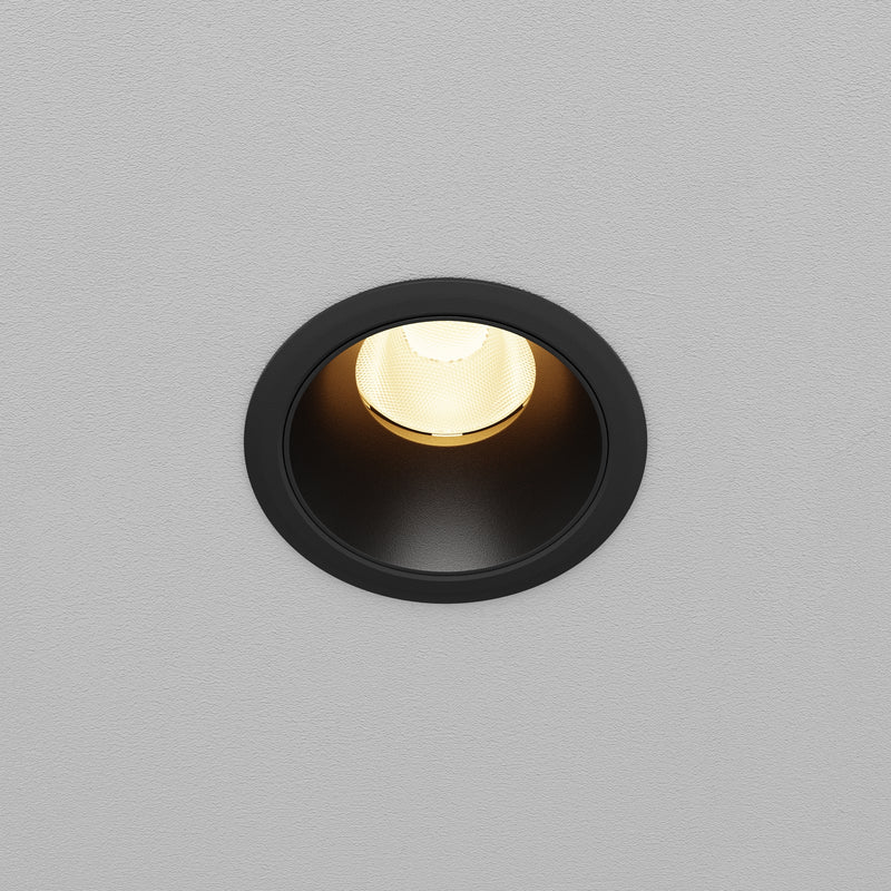 Spot incastrat Downlight Negru