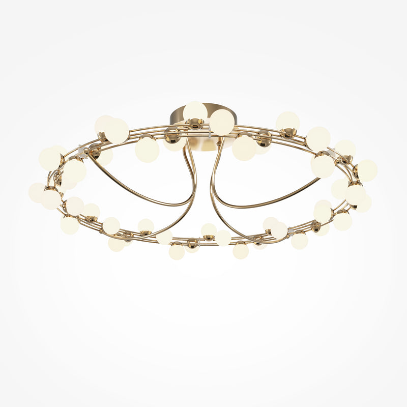 Plafoniera LED Maytoni Tessara, 72W, Auriu, 5600 lm, 3000K