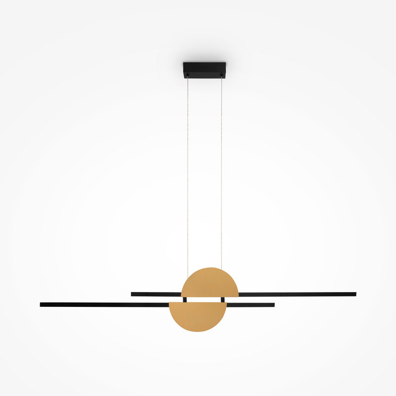 Lustra LED Maytoni Modern Skyline, Negru, LED 26W, 800lm 4000K