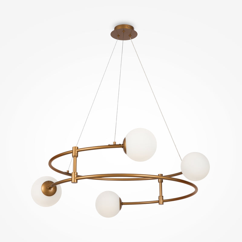 Lustra Living Maytoni Balance Auriu, 4XG9