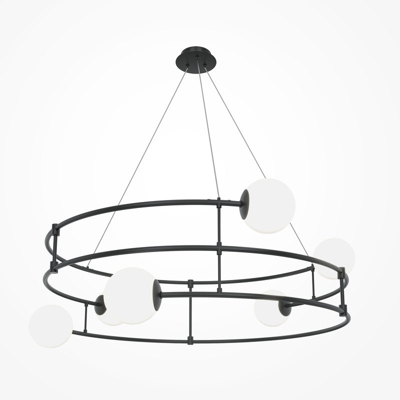Lustra Living Maytoni Balance Negru, 6XG9