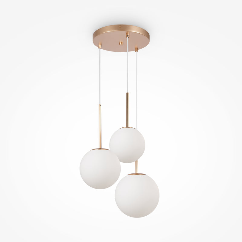 Lustra Dormitor Maytoni Basic form Auriu, 3XE14
