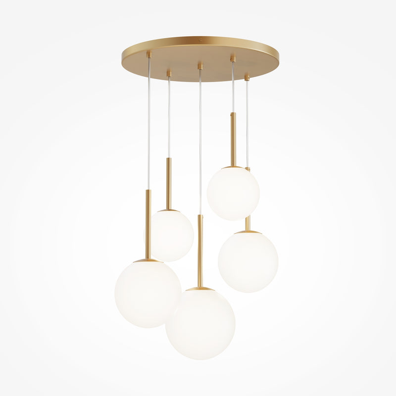 Lustra Living Maytoni Basic form Auriu, 5XE14