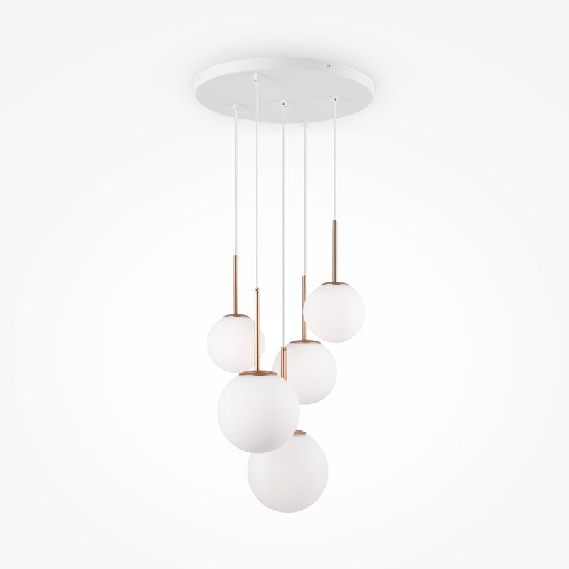 Lustra Living Maytoni Basic form Auriu, 5XE14