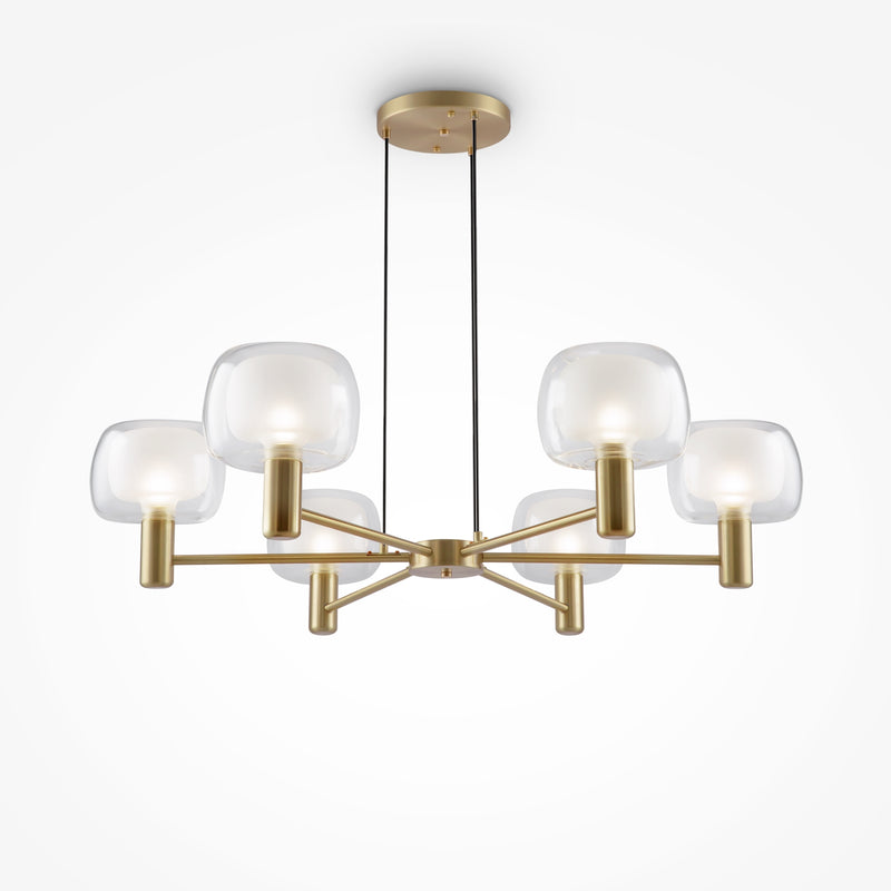 Lustra Living Maytoni Vision Auriu, 6XE14