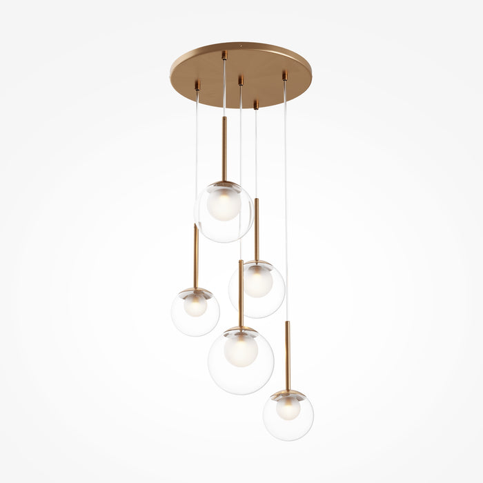 Lustra Maytoni Modern Basic form, Auriu   , G9 20W,   MOD521PL-05G