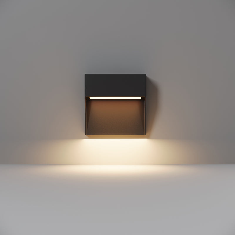 Lampa pentru iluminat scari Maytoni Outdoor Mane, Negru, LED 3W, 100lm 3000K