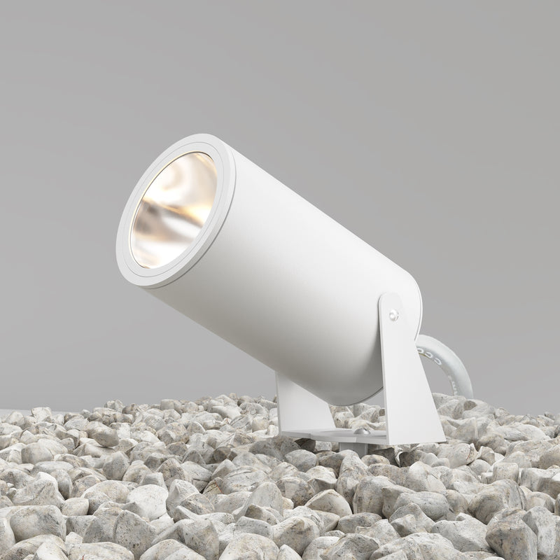 Spot Exterior LED Maytoni Outdoor Bern, Alb, LED 30W, 2800lm 3000K