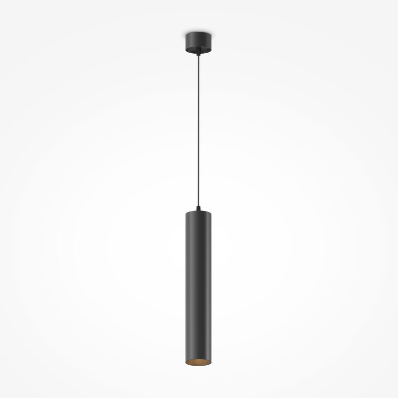 Lustra LED Maytoni Technical Focus LED, Negru, LED 12W, 900lm 3000K