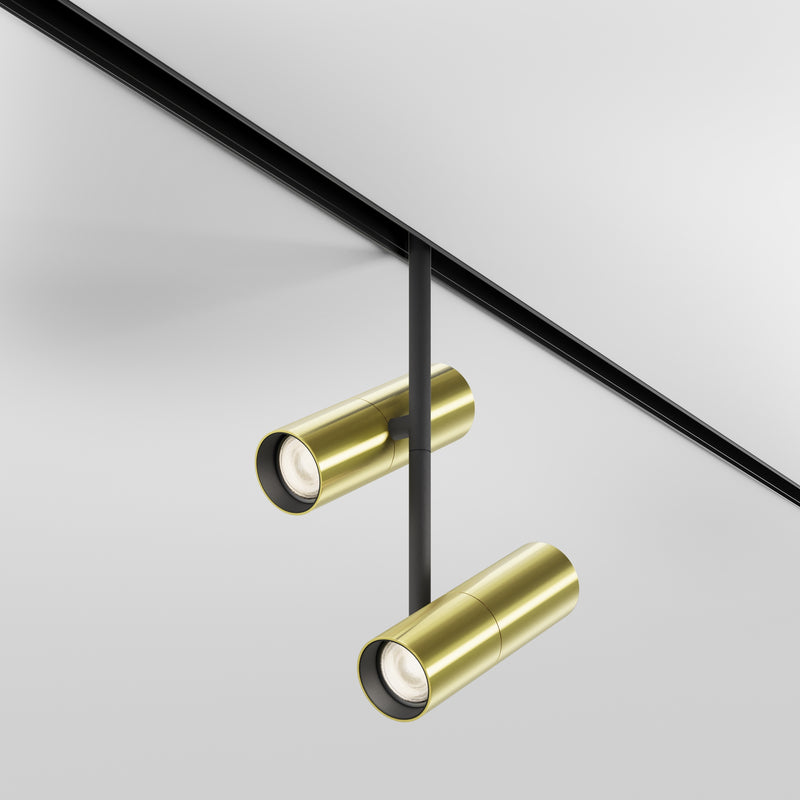 Corp iluminat pe sina Sistem Magnetic 23mm EXILITY Negru