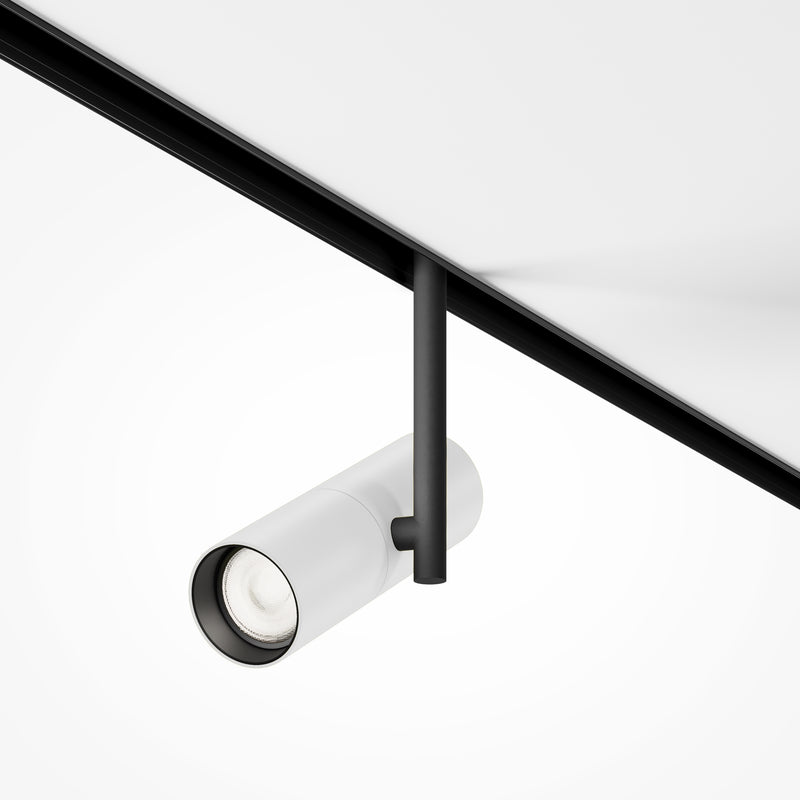 Corp iluminat pe sina Sistem Magnetic 23mm EXILITY Negru